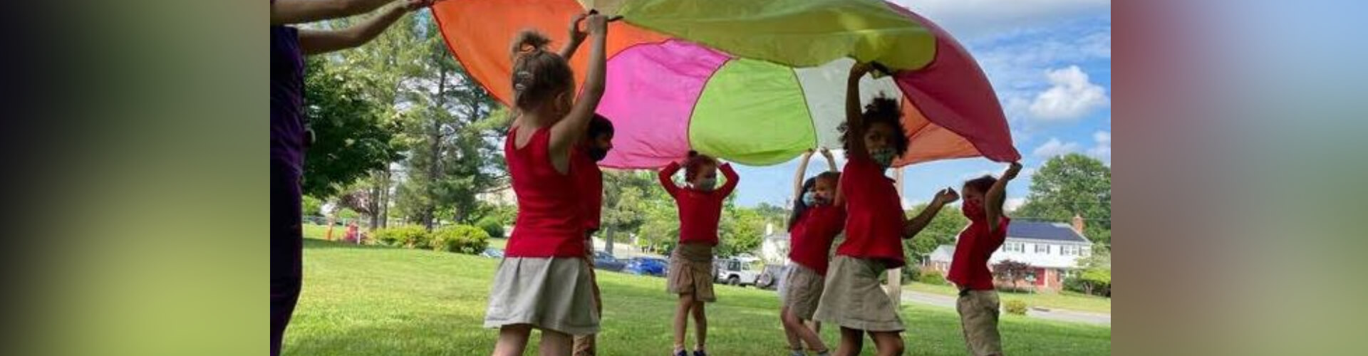 group of students playing outdoor